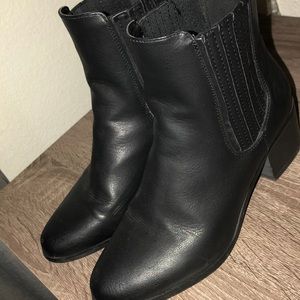 Ankle booties worn 3 times